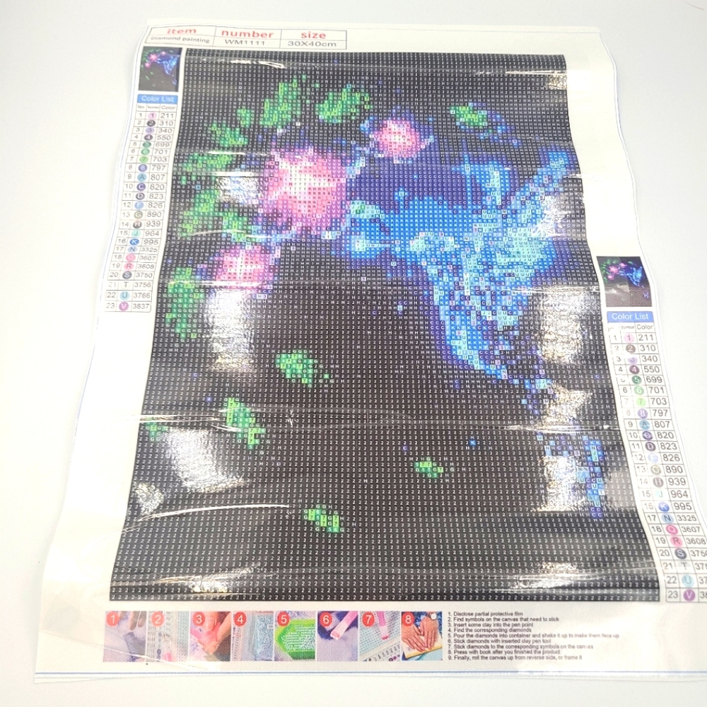 2/20 BN hummingbird diamond art 30 x 40 cm